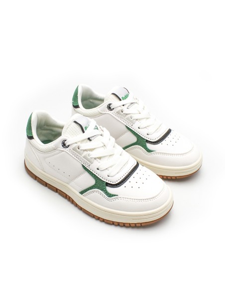 Zapatillas retro niño tipo bamba cordones