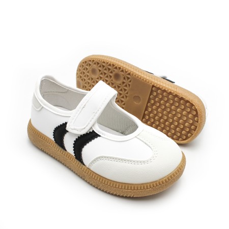 Zapatillas tipo bailarina niña suela caramelo