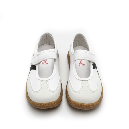 Bailarinas niña deportivas blancas