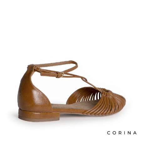 Zapato verano mujer tiras fruncidas