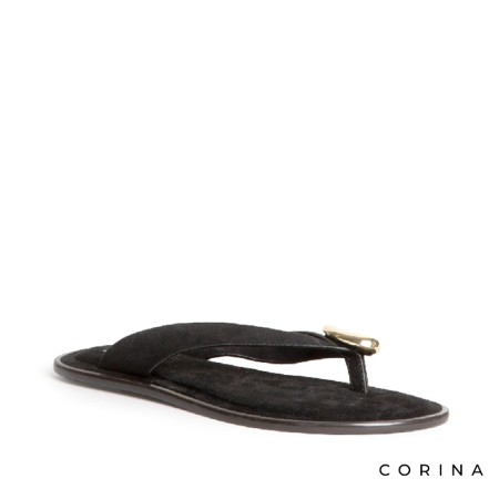 Chancla vestir negra mujer