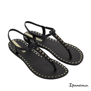 sandalias ipanema negras mujer class dots