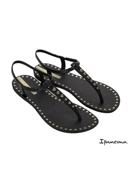 sandalias ipanema negras mujer class dots