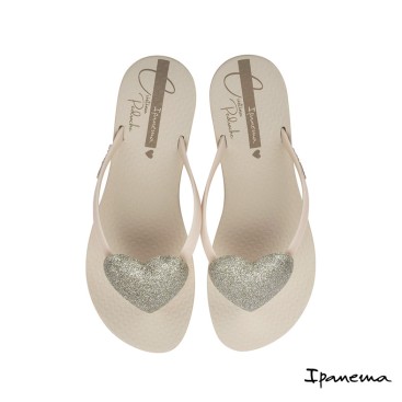 sandalias corazon ipanema beige mujer