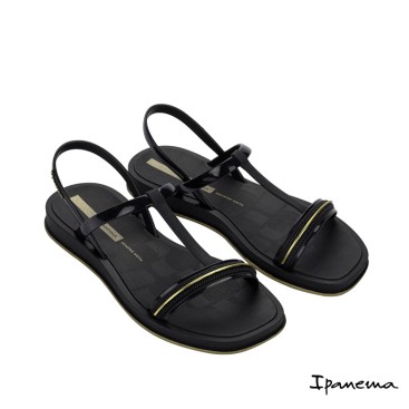 sandalias negras ipanema glow sandal 27402