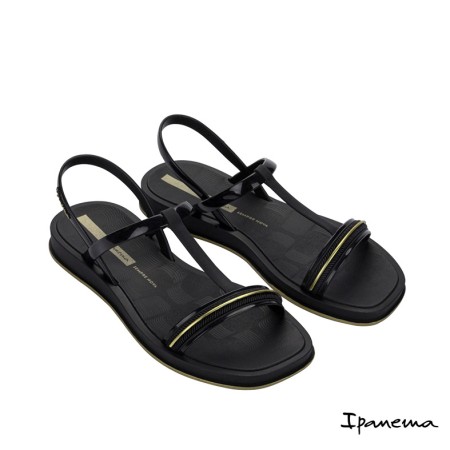 sandalias negras ipanema glow sandal 27402