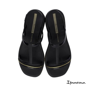 sandalias negras ipanema mujer goma