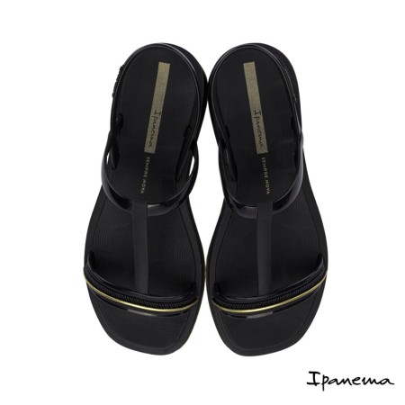 sandalias negras ipanema mujer goma