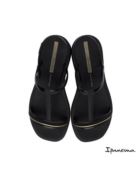 sandalias negras ipanema mujer goma