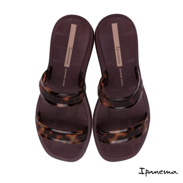 chanclas de mujer ipanema burdeos efecto carey