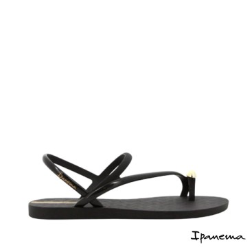 sandalias ipanema negras tiras finas mujer
