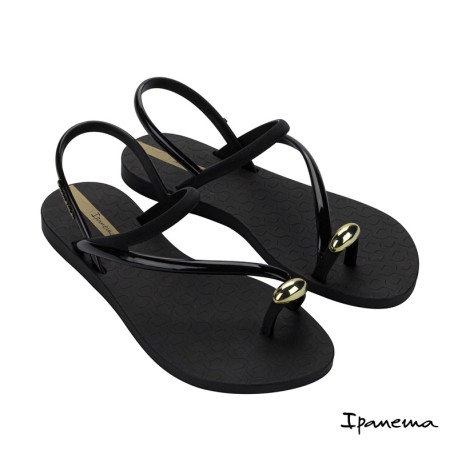 sandalias ipanema dedo mujer goma negra