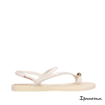 sandalias ipanema glam ring con anillo dorado