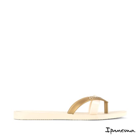 chanclas dedo ipanema beige mujer verano