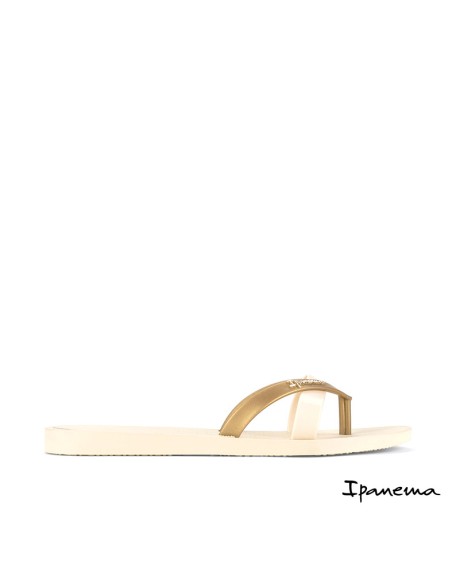chanclas dedo ipanema beige mujer verano