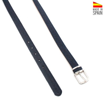 cinturon lino azul marino niño ceremonia