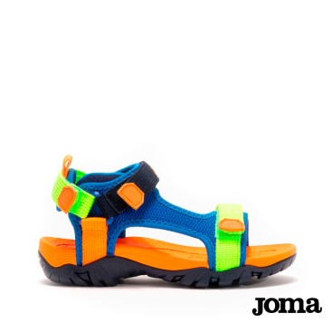 sandalias joma niño deportivas azul verde fluor velcro