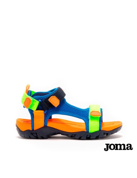 sandalias joma niño deportivas azul verde fluor velcro