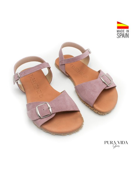 sandalias barefoot mujer piel serraje