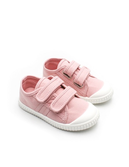 zapatillas lona rosa niña verano