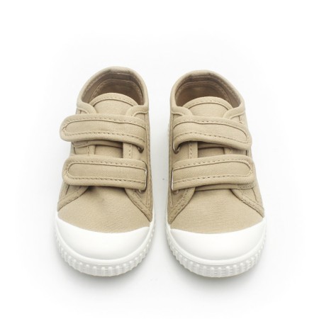 zapatillas tela arena niños doble velcro