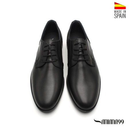 zapato traje hombre negro piel