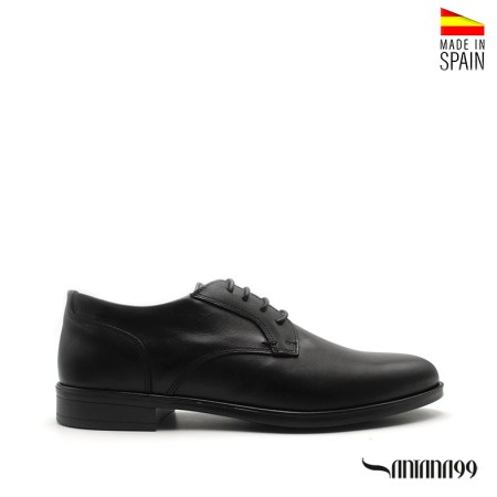 zapatos de vestir hombre negros piel