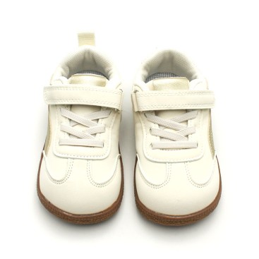 zapatillas niña beige suela goma flexible