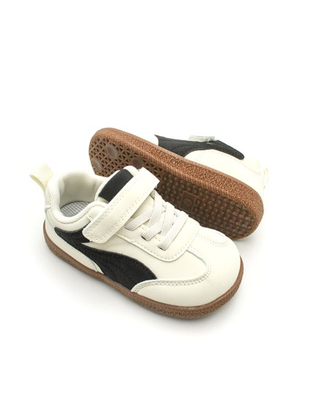 zapatillas niño niña velcro suela goma