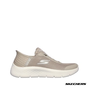 zapatillas skechers slip ins mujer taupe