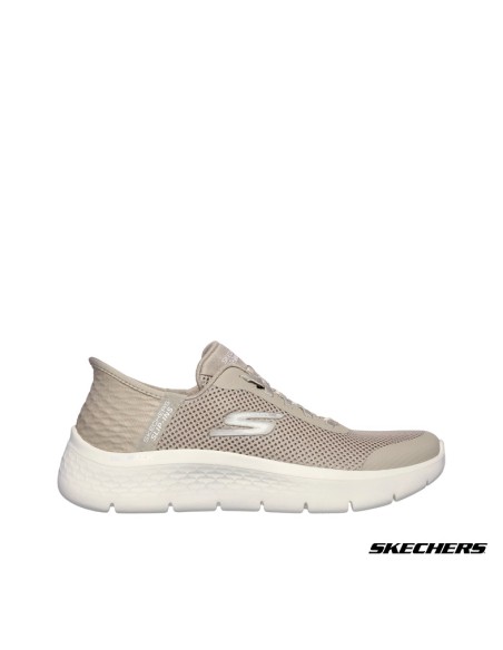 zapatillas skechers slip ins mujer taupe