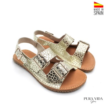 sandalias barefoot adulto doble hebilla ajustable