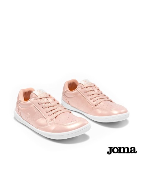 Zapatilla Joma barefoot rosa perla con cordones