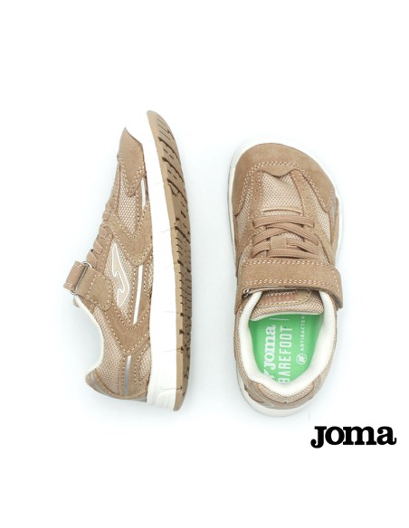 zapatillas barefoot niño niña joma beige