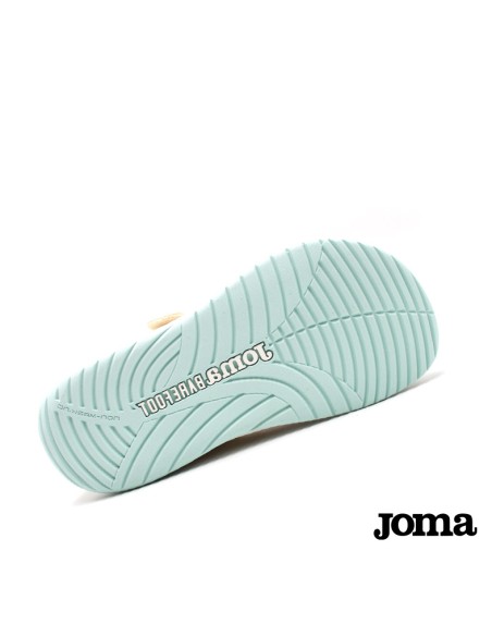 zapatillas running barefoot niña mujer beige