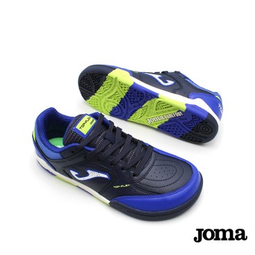zapatillas futbol sala niño barefoot azul negro joma