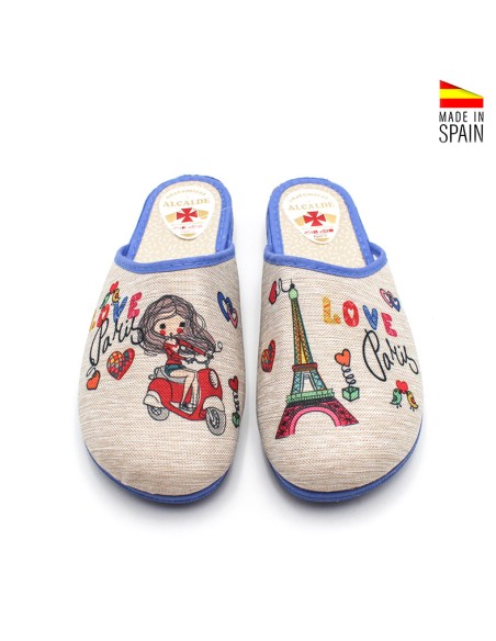 zapatillas mujer zueco puntera cerrada París