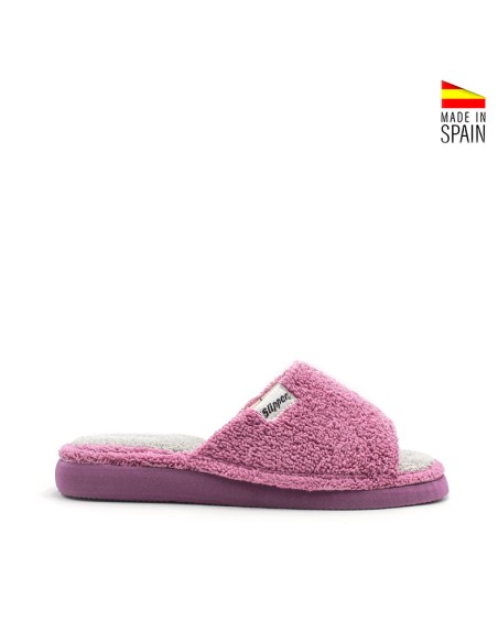 zapatillas casa mujer verano comodas rosas rio algodón