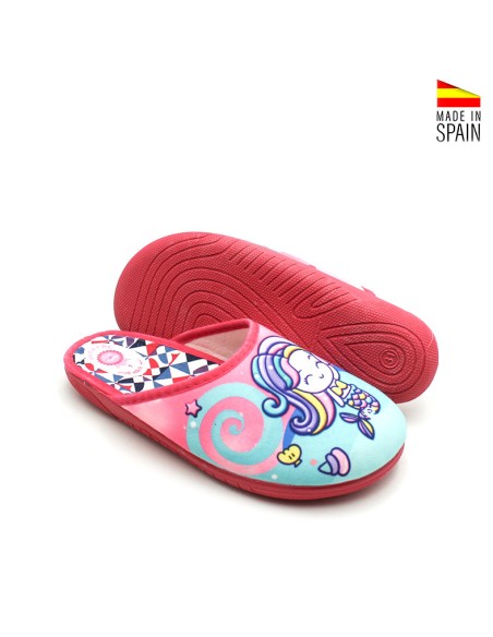 zapatillas casa verano niña suela goma flexible antideslizante sirena