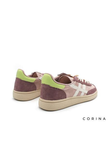 zapatillas mujer corina color malva
