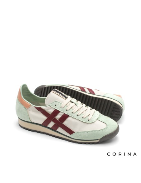 sneakers verde agua mujer