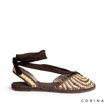 alpargata plana trenzada mujer suela yute verano