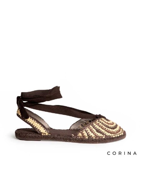 alpargata plana trenzada mujer suela yute verano