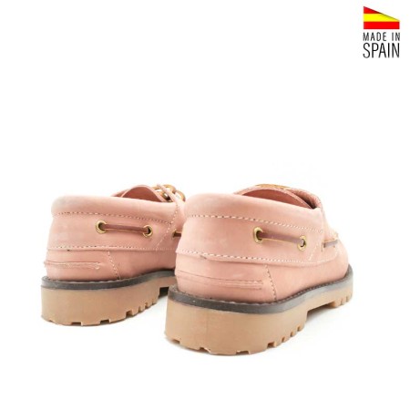 zapatos náuticos mujer cómodos rosa
