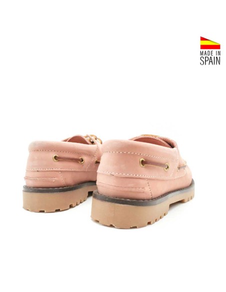 zapatos náuticos mujer cómodos rosa