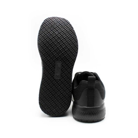 deportivas negras mujer ligeras y cómodas para largas jornadas