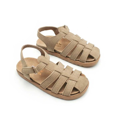 sandalias niño beige sujeción cómoda verano