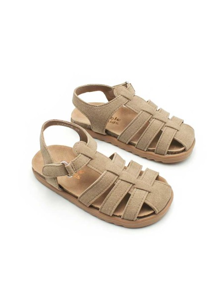 sandalias niño beige sujeción cómoda verano