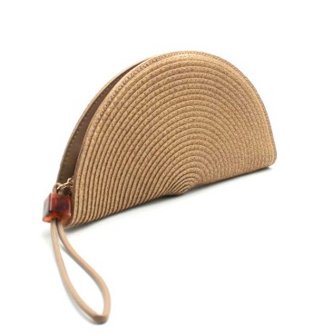 bolso camel asa corta pieza carey