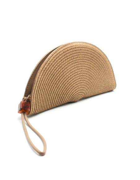 bolso camel asa corta pieza carey